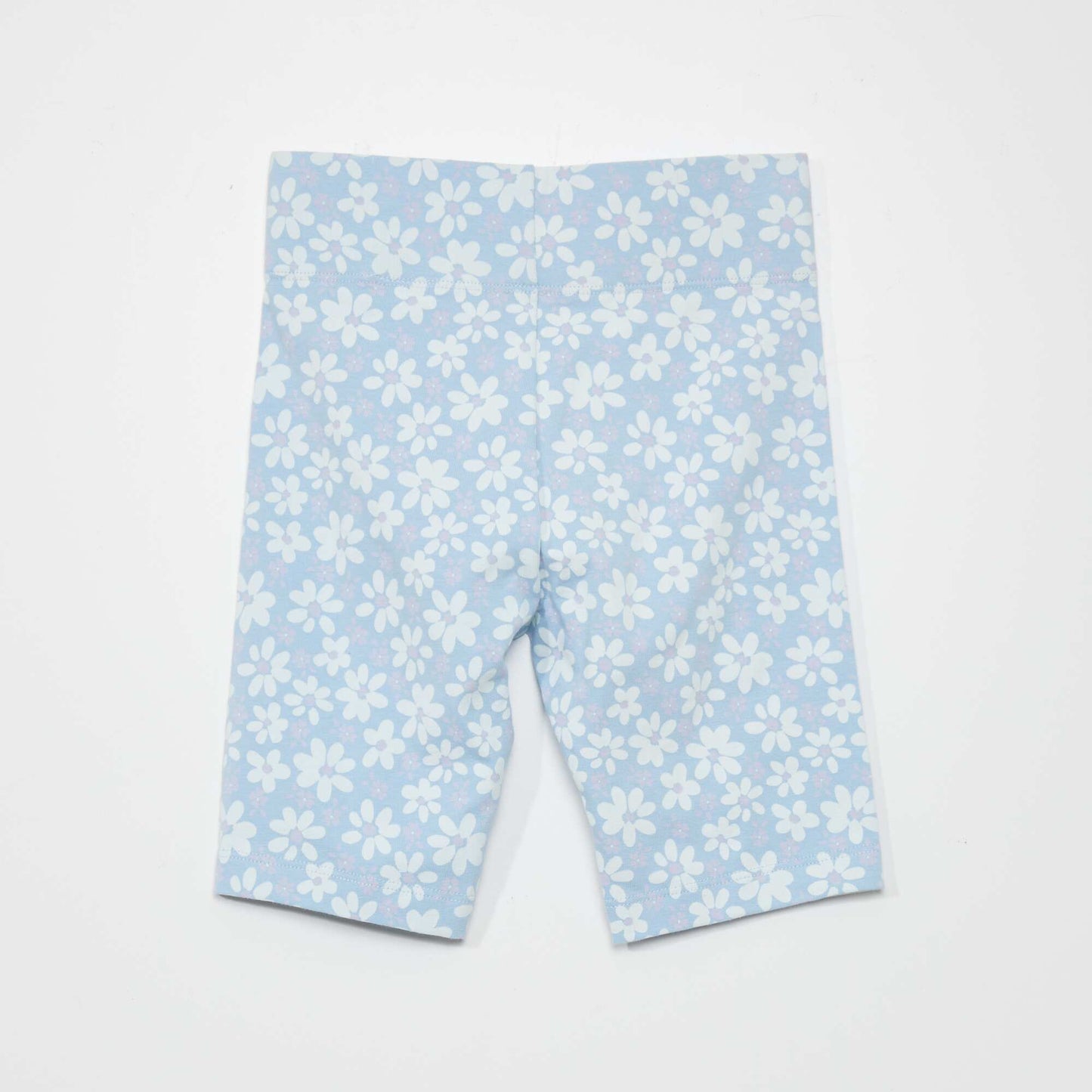 Stretch cotton cycling shorts BLUE