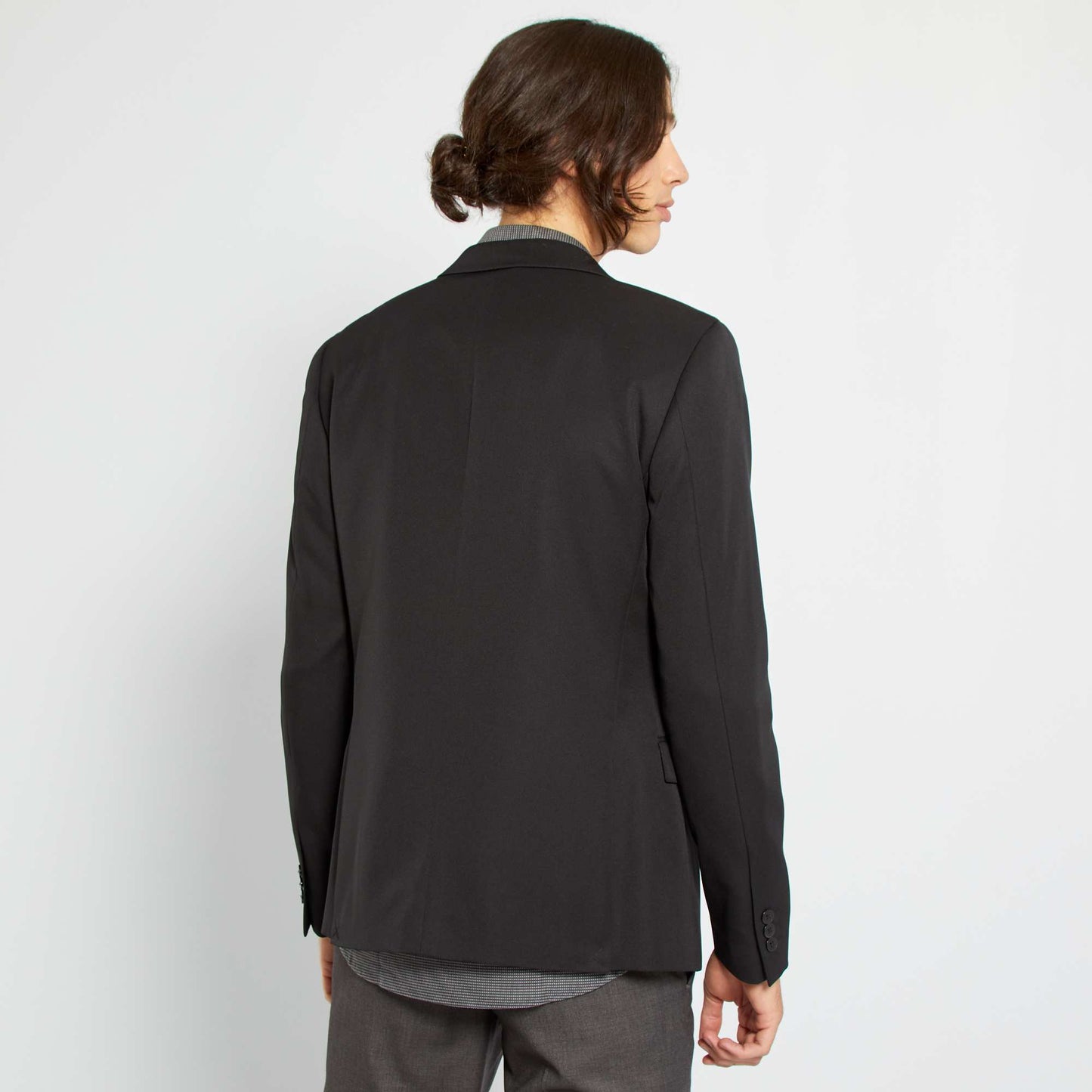 Tailored suit jacket black