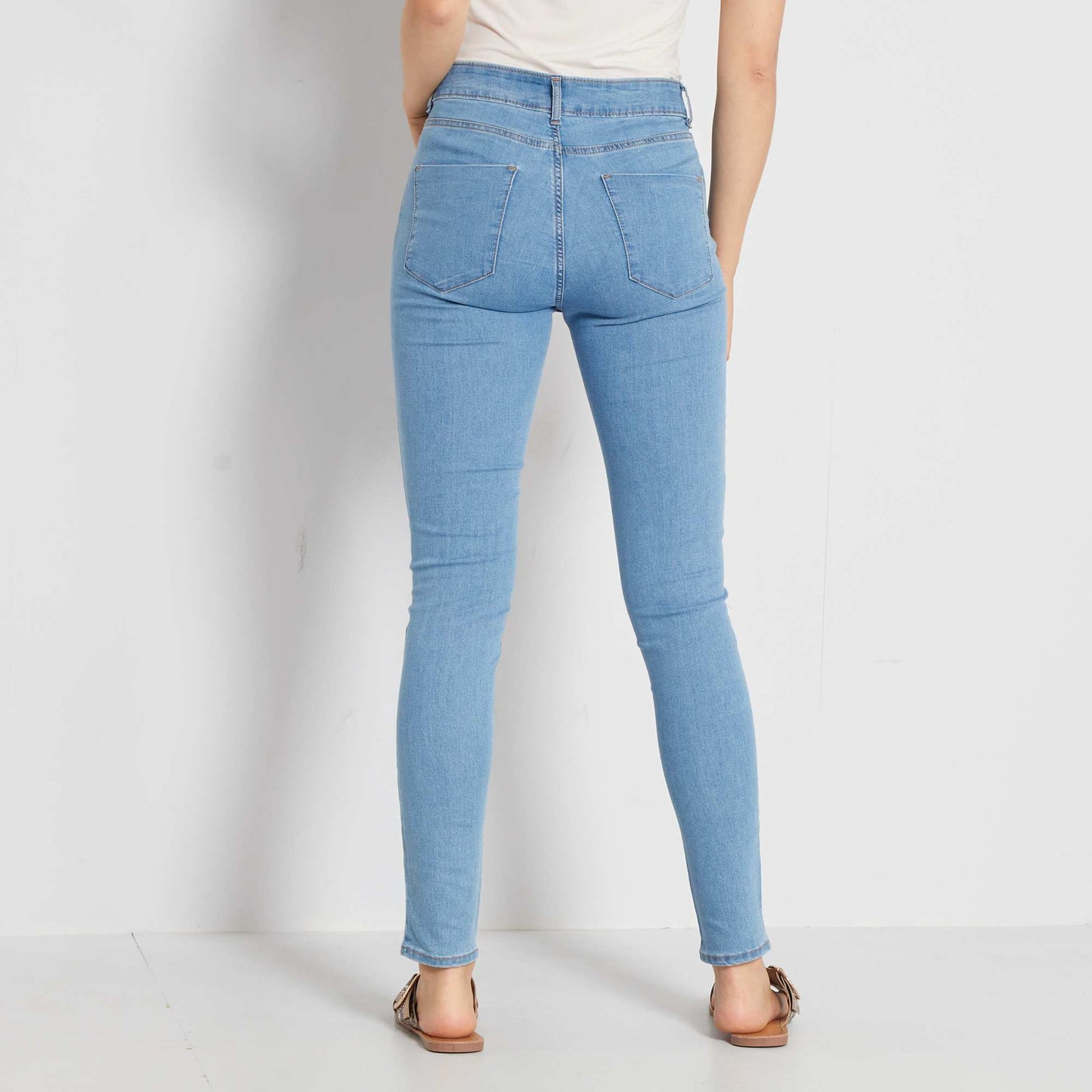Stretch skinny jeans double stone