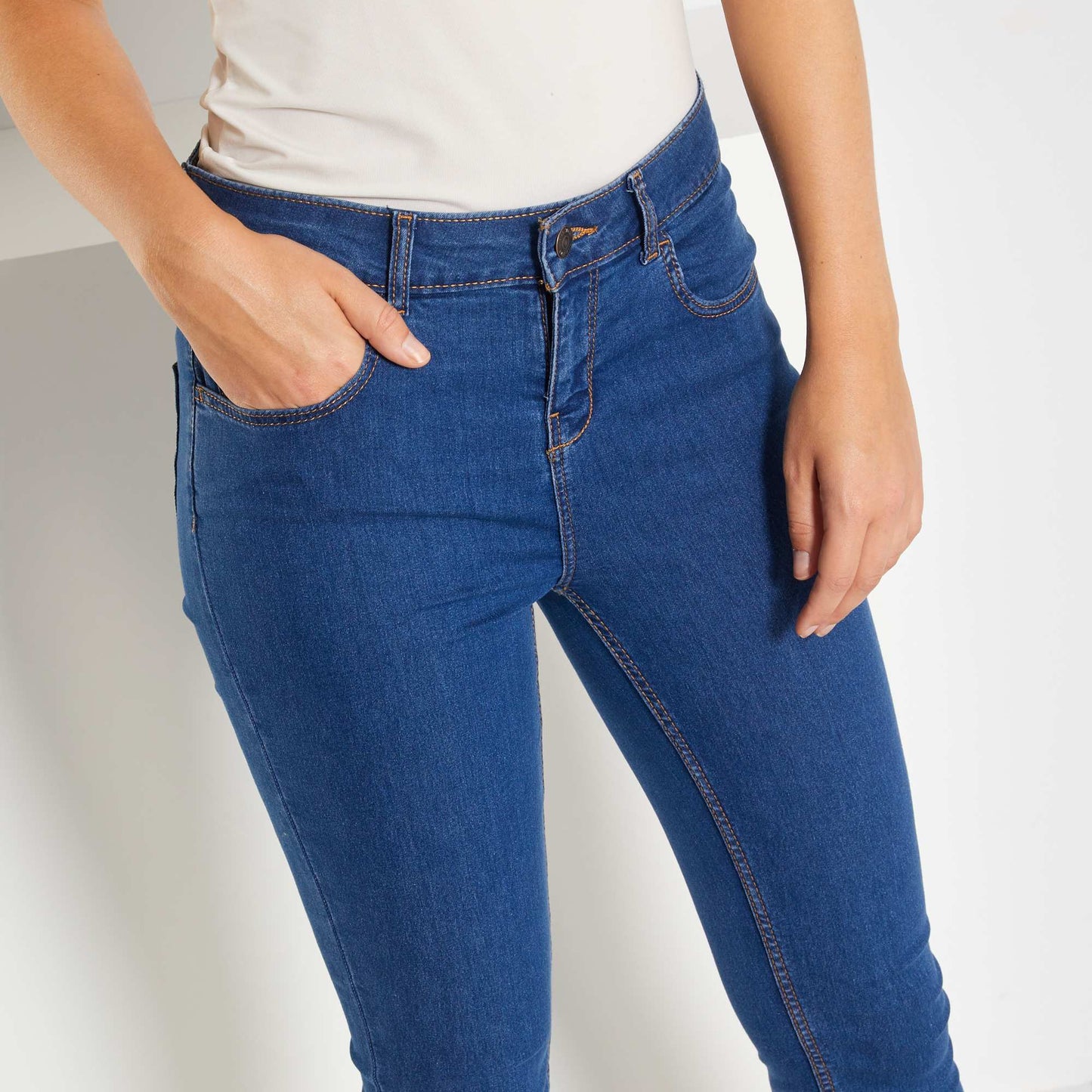 Stretch skinny jeans stone