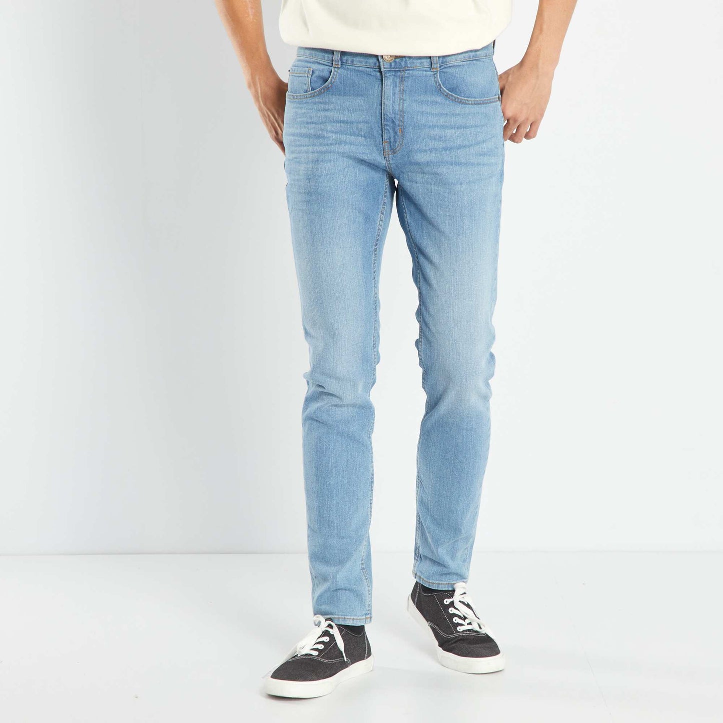 Eco-design slim-fit jeans BLUE