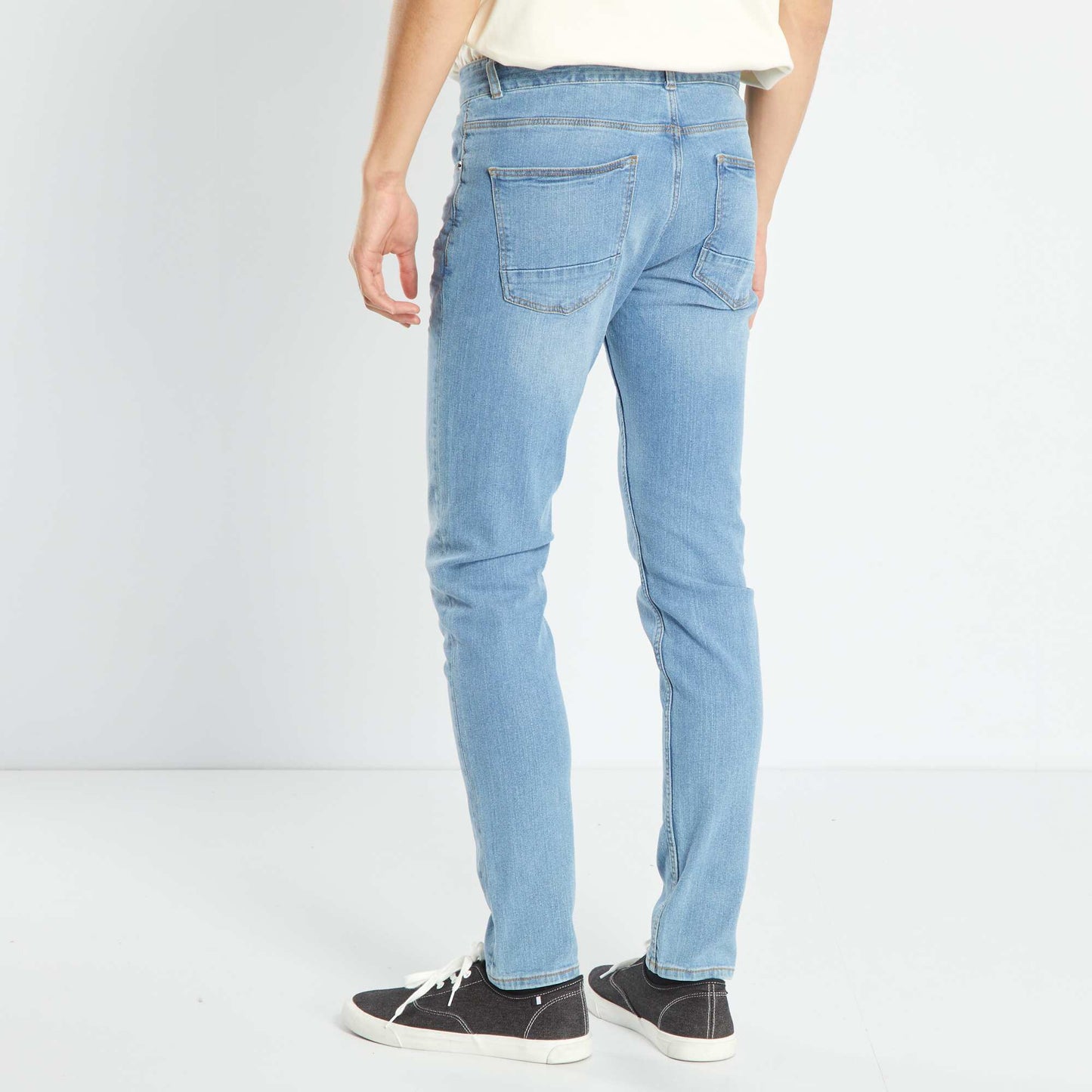 Eco-design slim-fit jeans BLUE