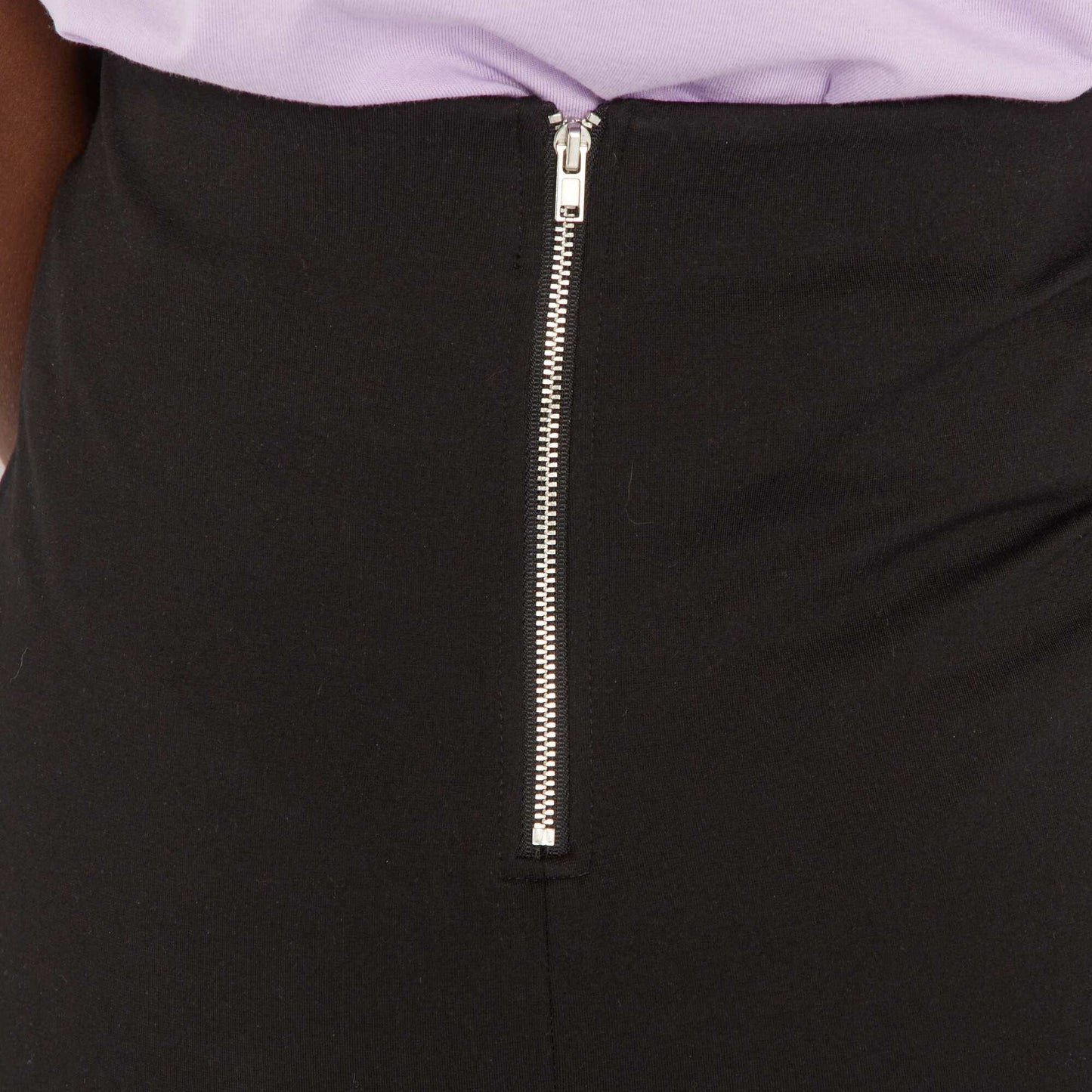 Milano knit pencil skirt Black