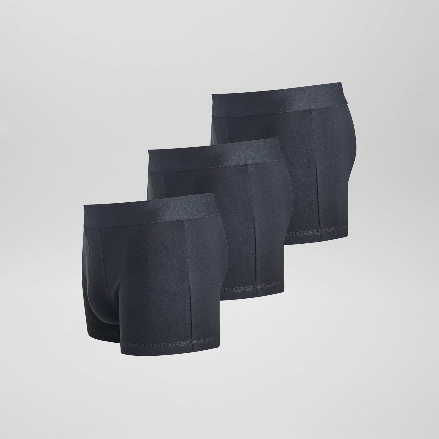 Pack of 3 plain boxers Black