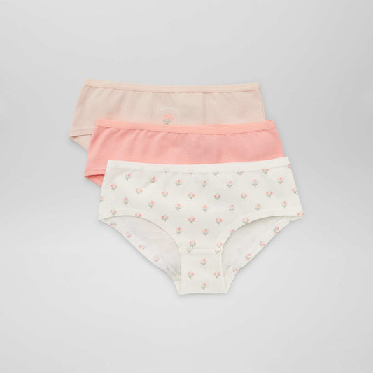 Pack of boy shorts WHITE