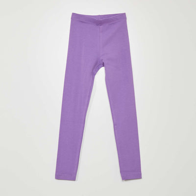 Long stretch leggings PURPLE