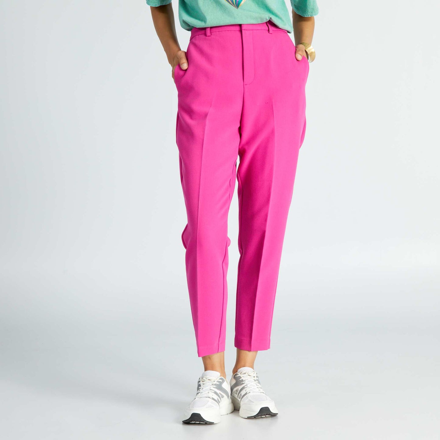 Cigarette trousers Pink