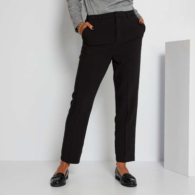Cigarette trousers black
