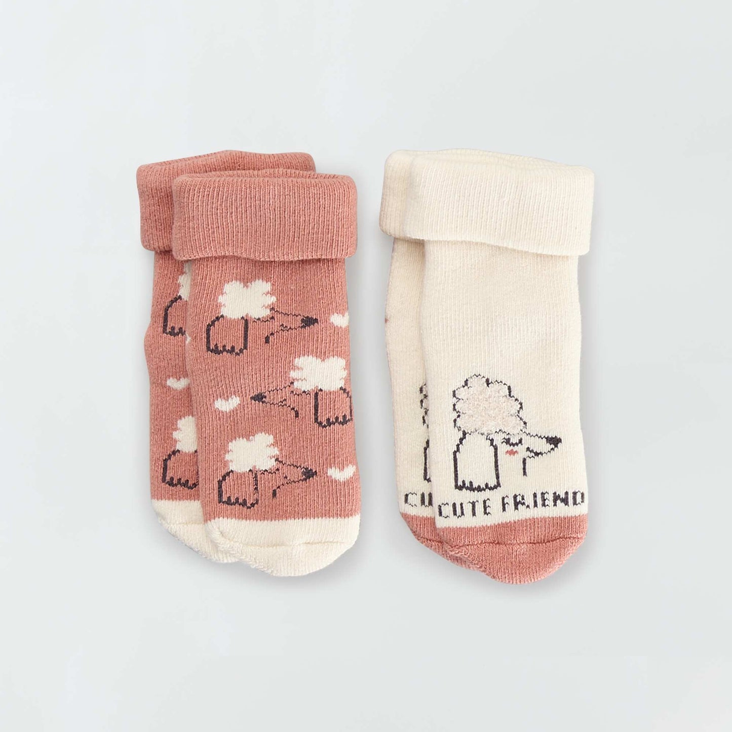 Pack of 2 pairs of socks PINK