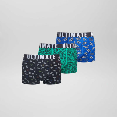 Pack of 3 stylish boxer shorts GAMING