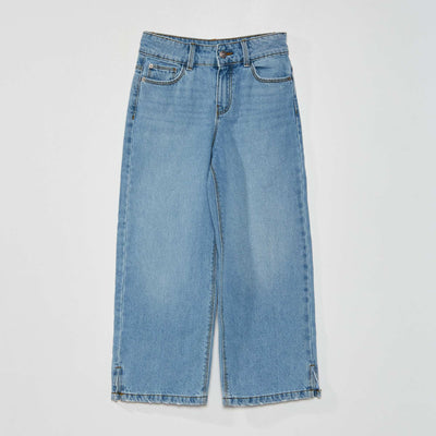 Wide-leg jeans - Eco-design BLUE