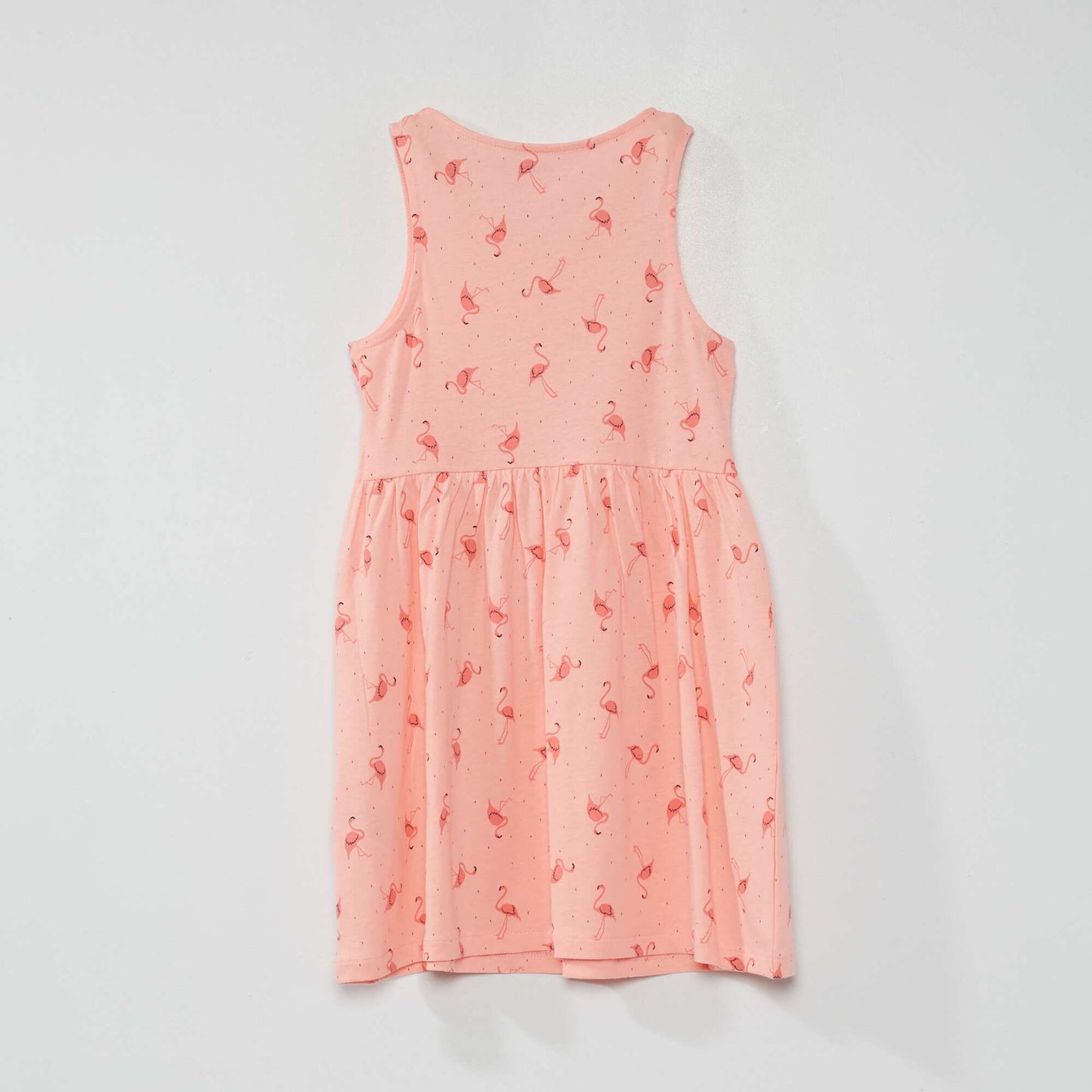 Sleeveless patterned dress PINK