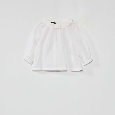 Cotton blouse White
