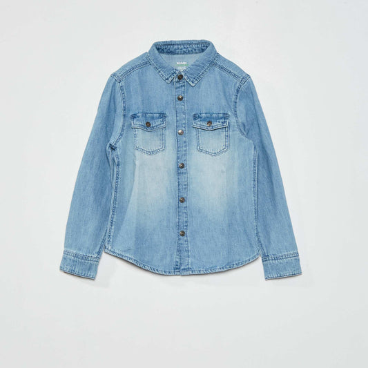 Denim shirt BLUE