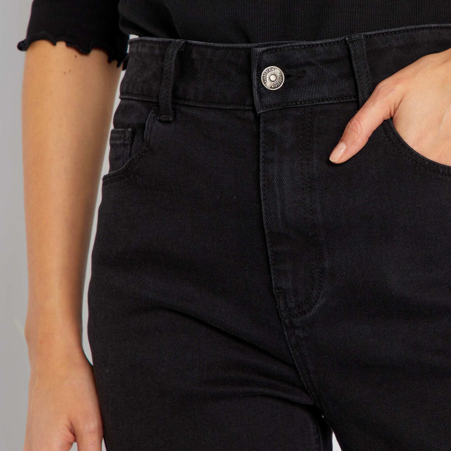 Flared jeans - L30 BLACK