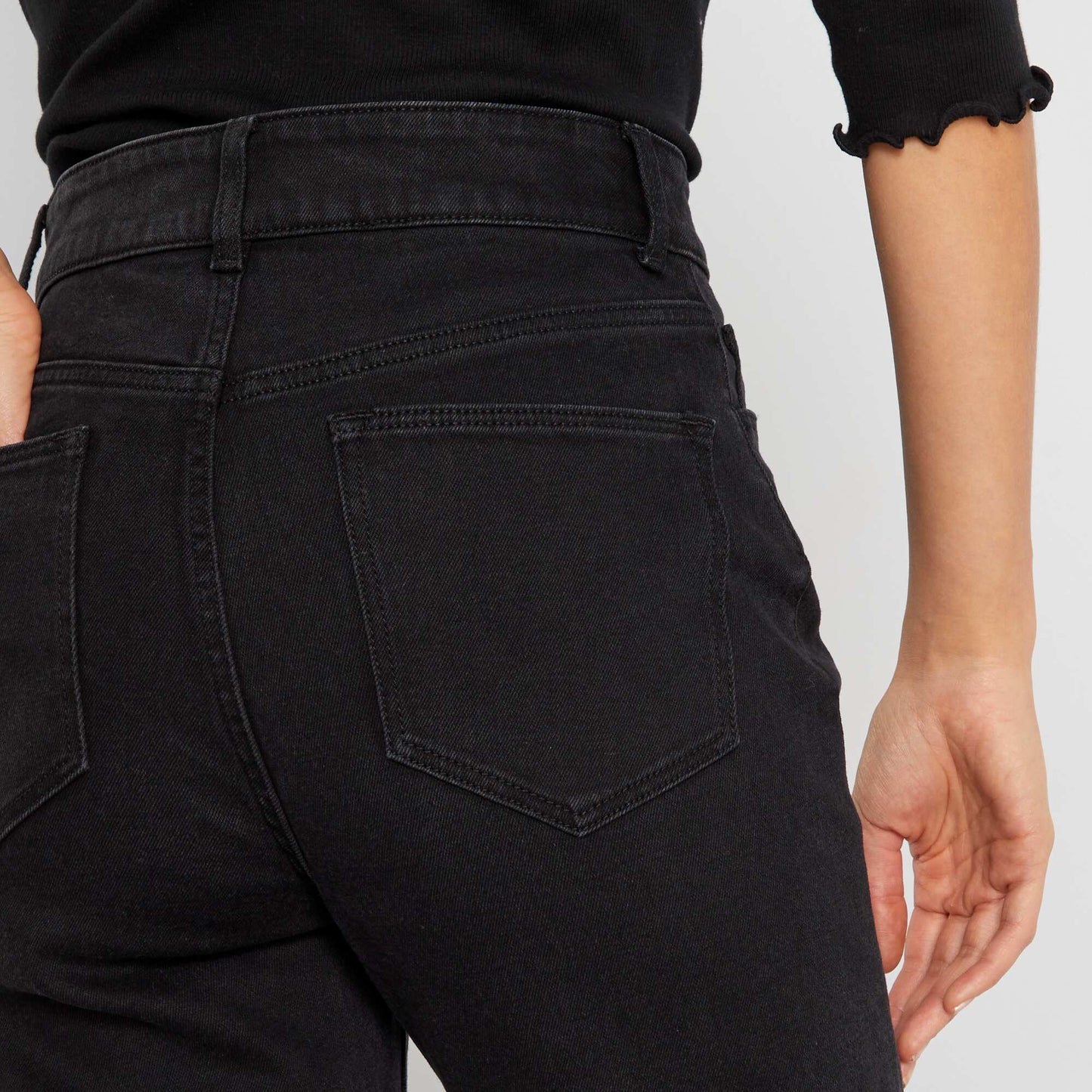 Flared jeans - L30 BLACK