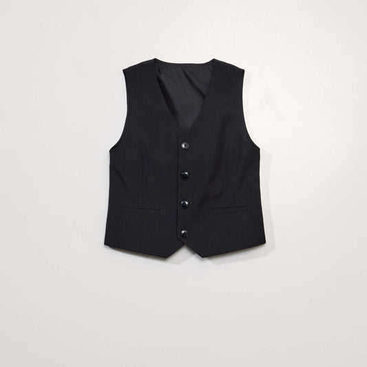 Dressy waistcoat black