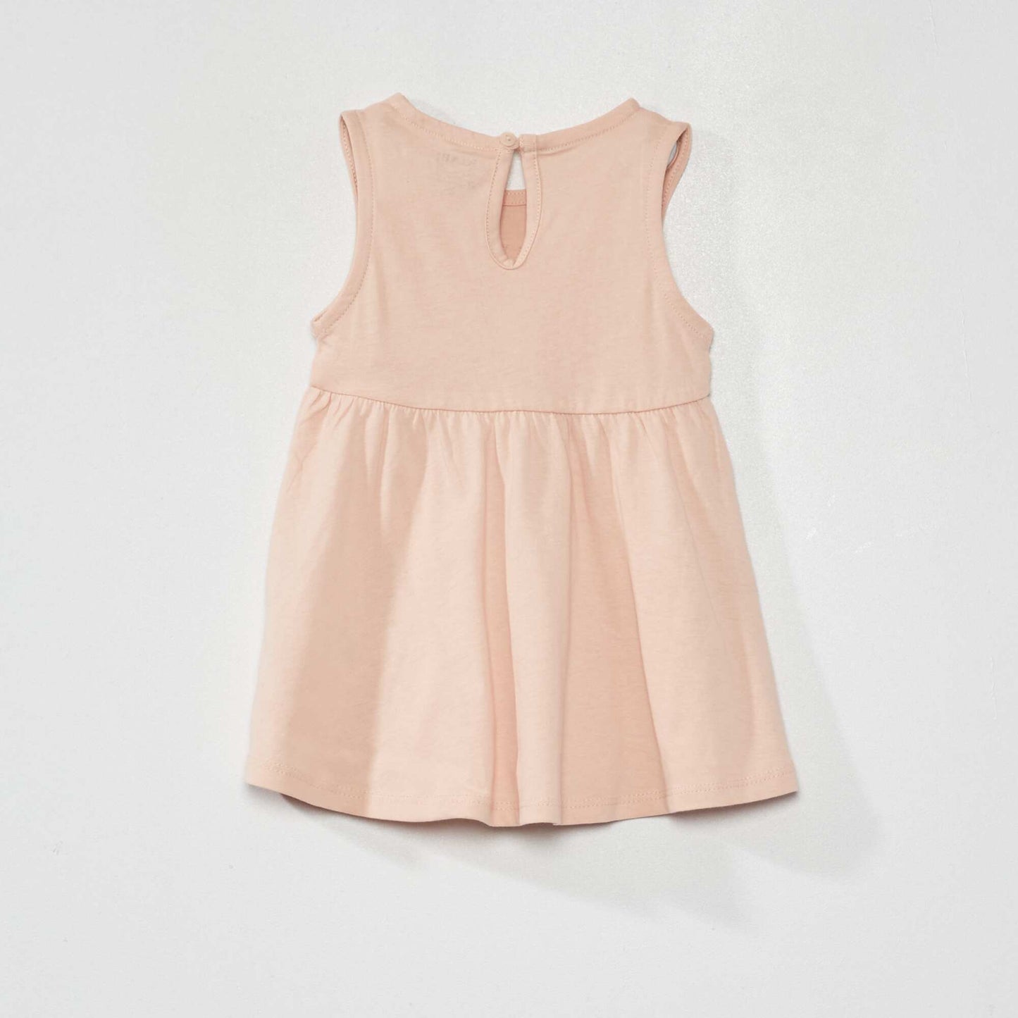 Sleeveless jersey dress PINK