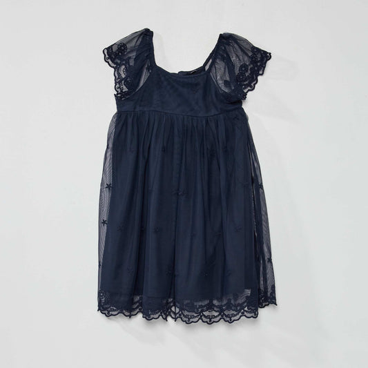 Tulle party dress blue