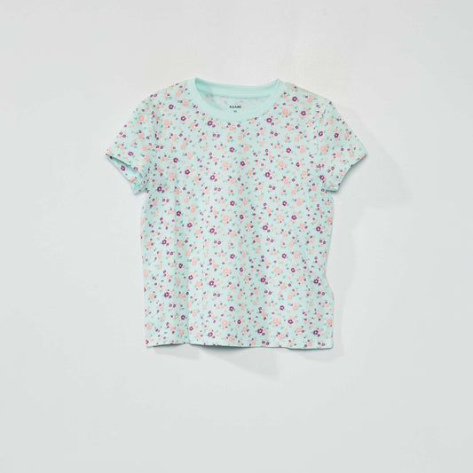 Cotton T-shirt BLUE