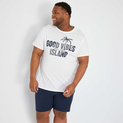 Cotton short pyjamas WHITE