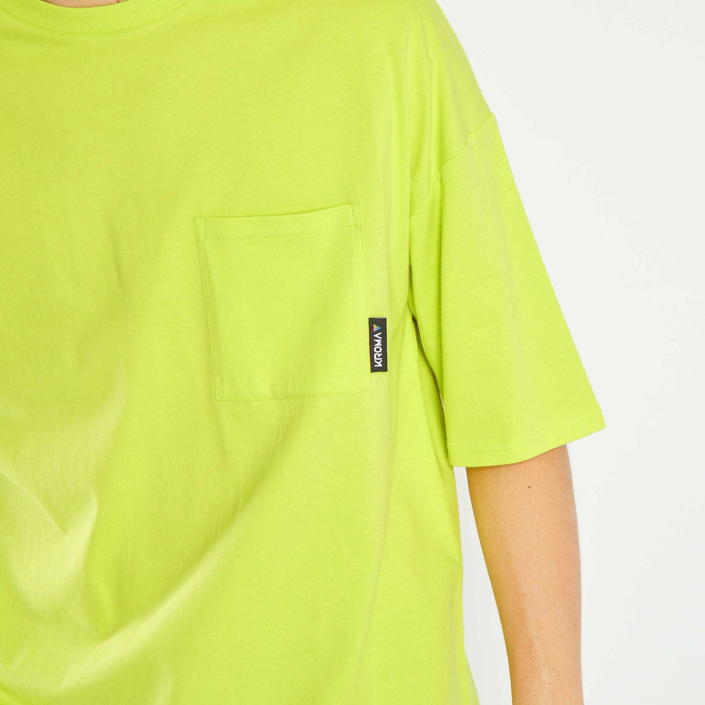 Oversized jersey T-shirt YELLOW_PLU